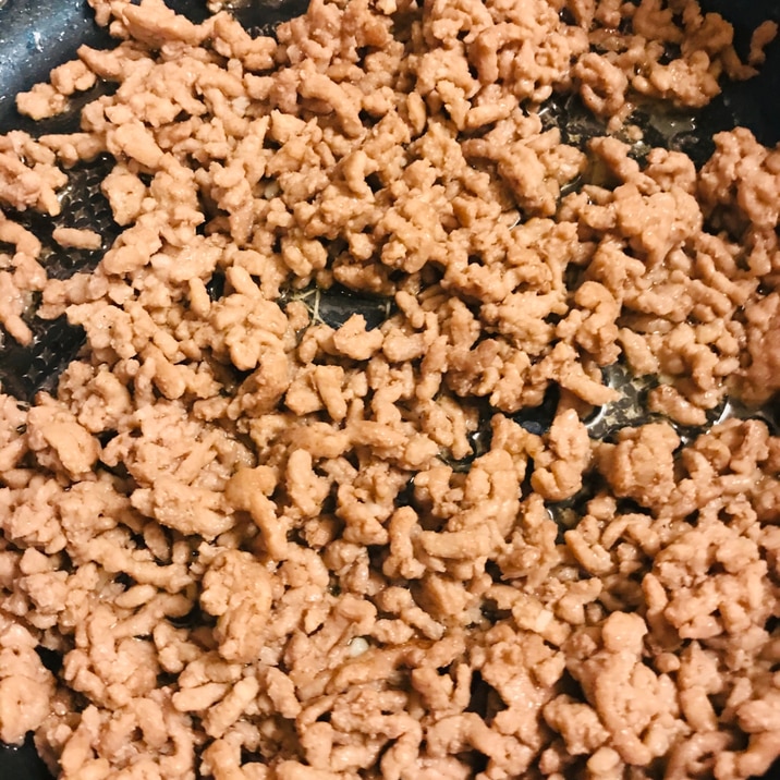 にんにく塩胡椒でひき肉の作り置き